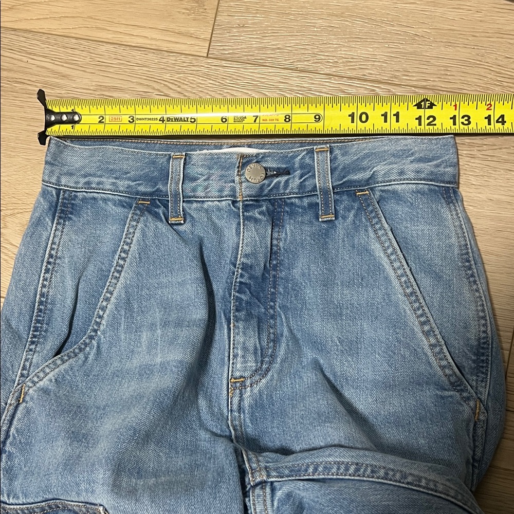 Denim Forum The '90s Millie Hi-Rise Cargo Jean Sz 23 - Picture 7 of 16